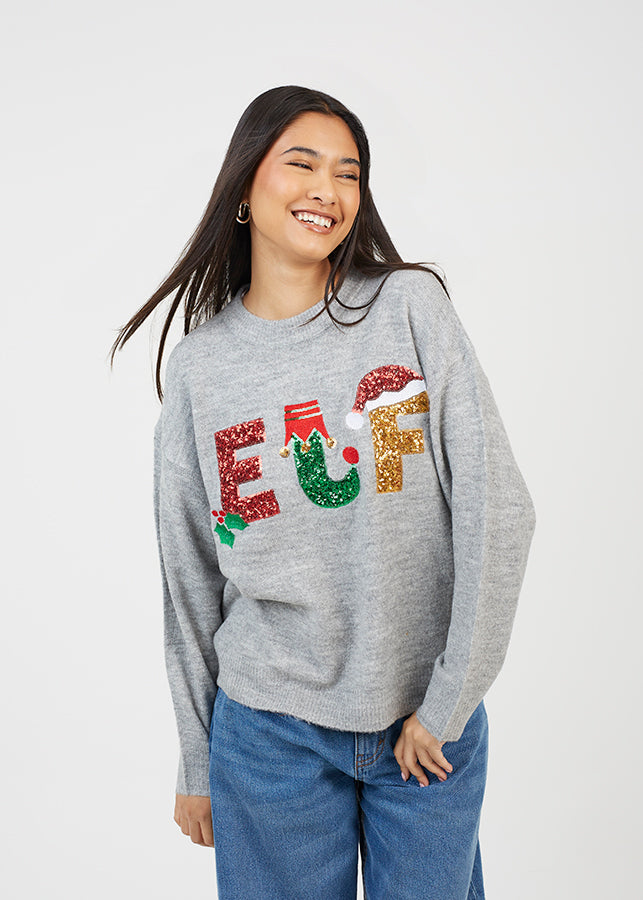 Ladies Brave Soul Knitted Xmas
