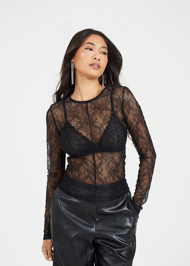 Ladies Brave Soul L/Sleeve Top