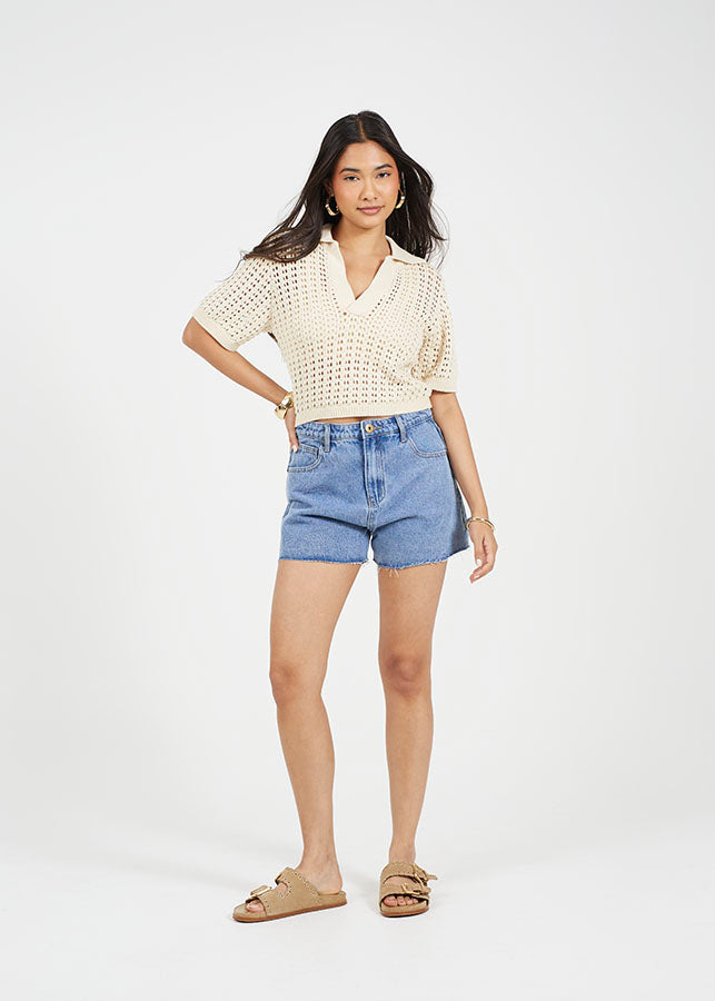 Ladies Brave Soul Denim Shorts