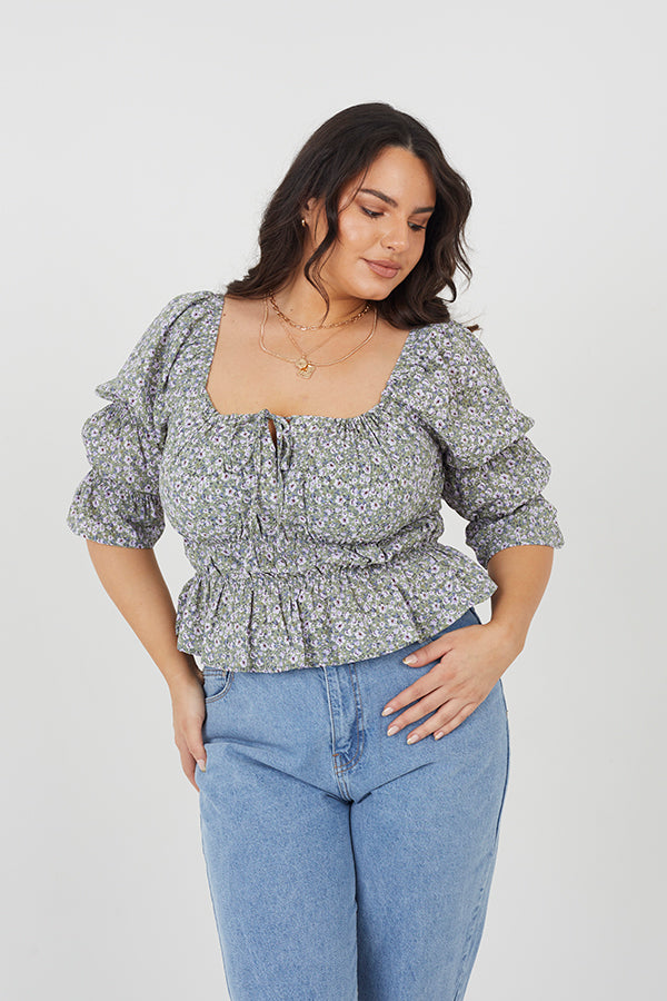 Ladies Brave Soul L Woven Top