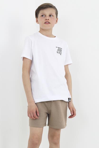 Stone Plain Drawcord Shorts