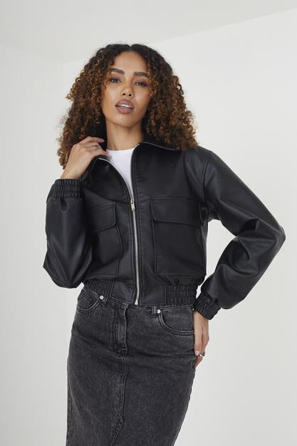 Ladies Brave Soul Black Jacket