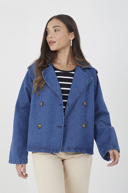 Ladies Brave Soul Blue Jacket
