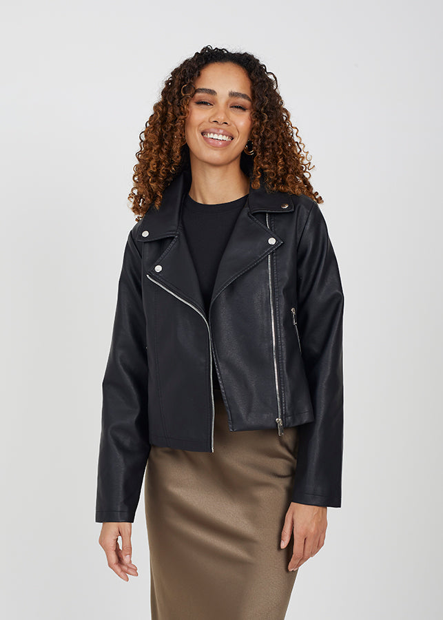 Pu Biker Jacket