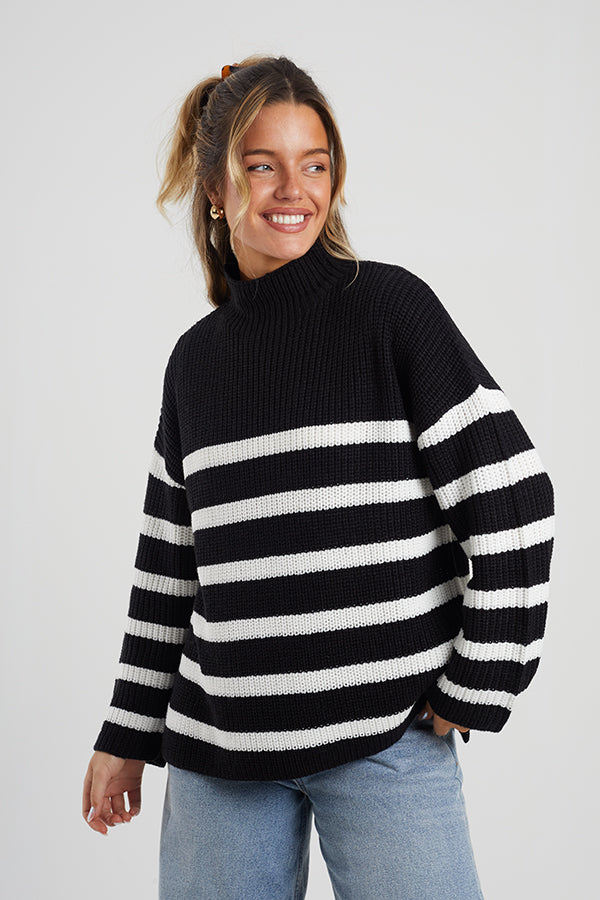 Ladies Brave Soul Black Knitwear