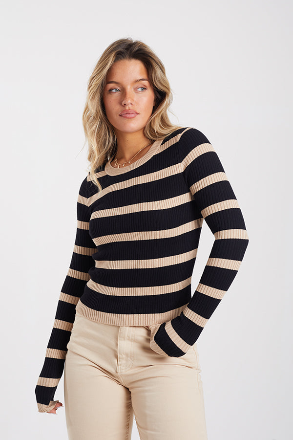 Ladies Brave Soul Black Knitwear