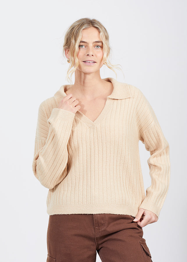 Ladies Brave Soul Biscuit Knitwear