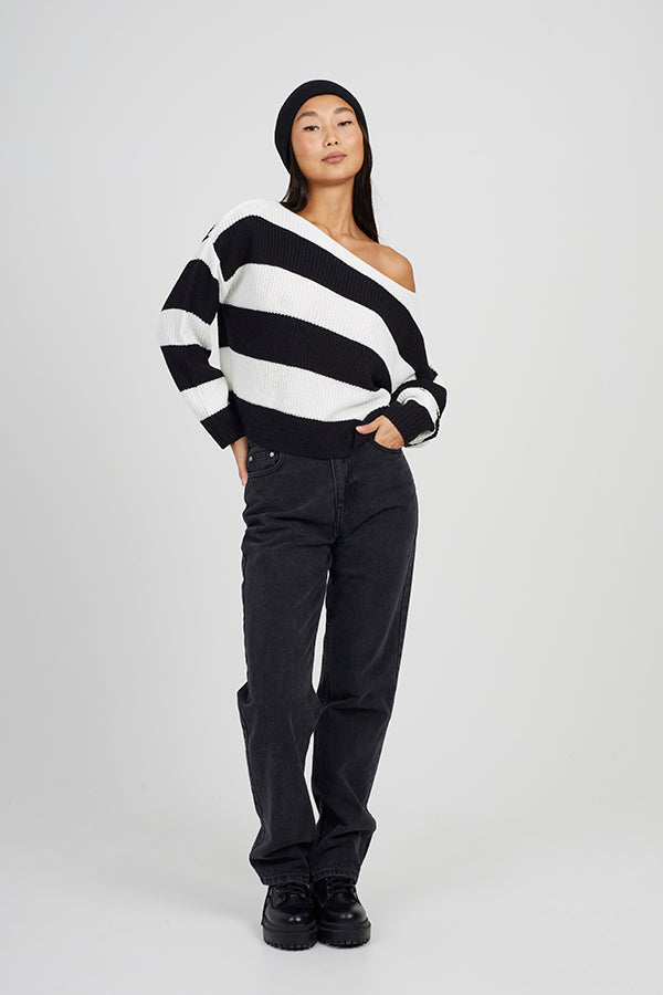 Ladies Brave Soul Ivory Knitwear