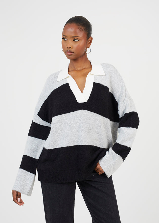 Ladies Brave Soul Grey Knitwear