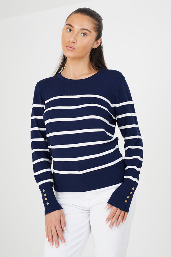 Knitted Crew Neck Jumper