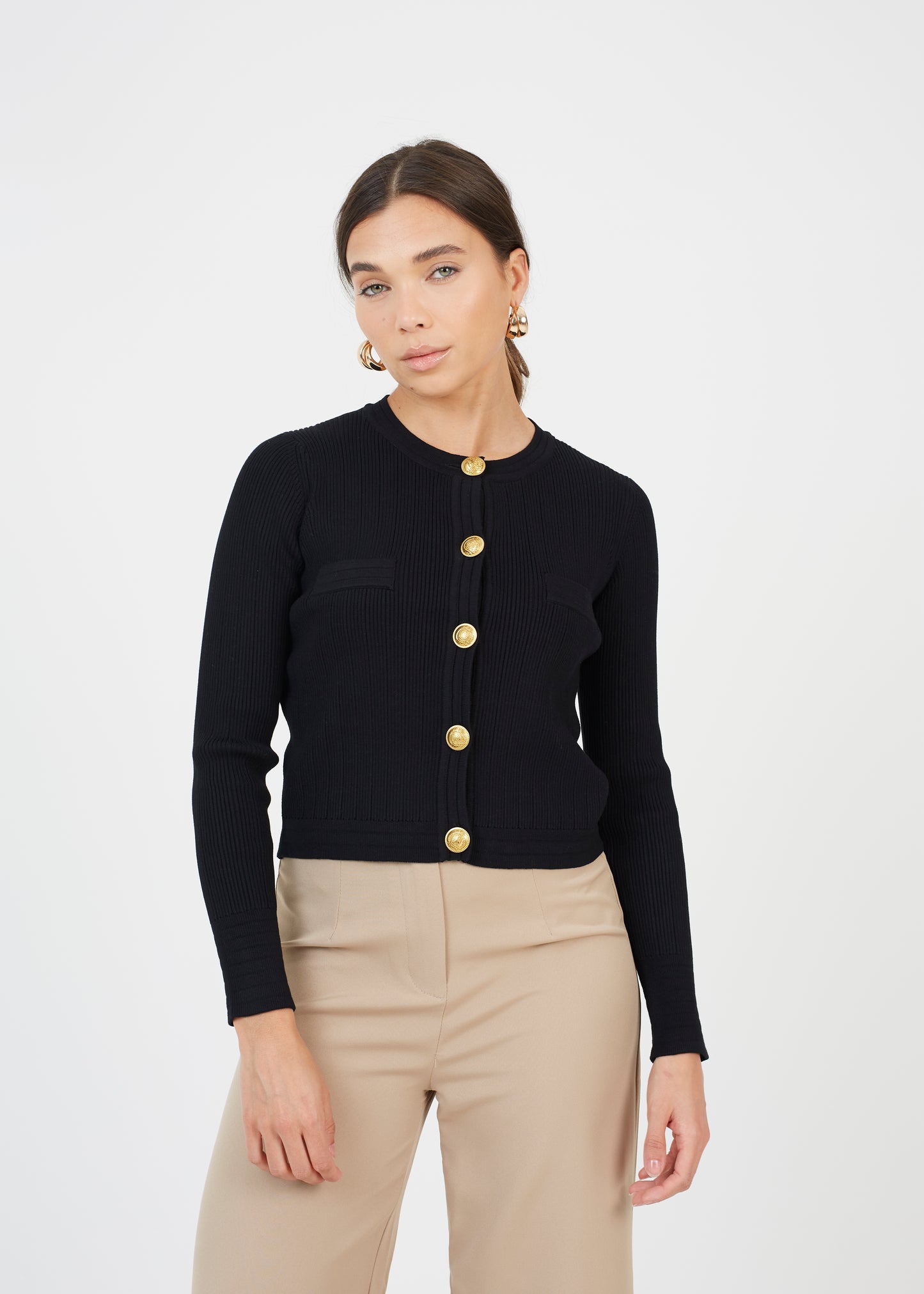 Ladies Brave Soul Black Cardigan