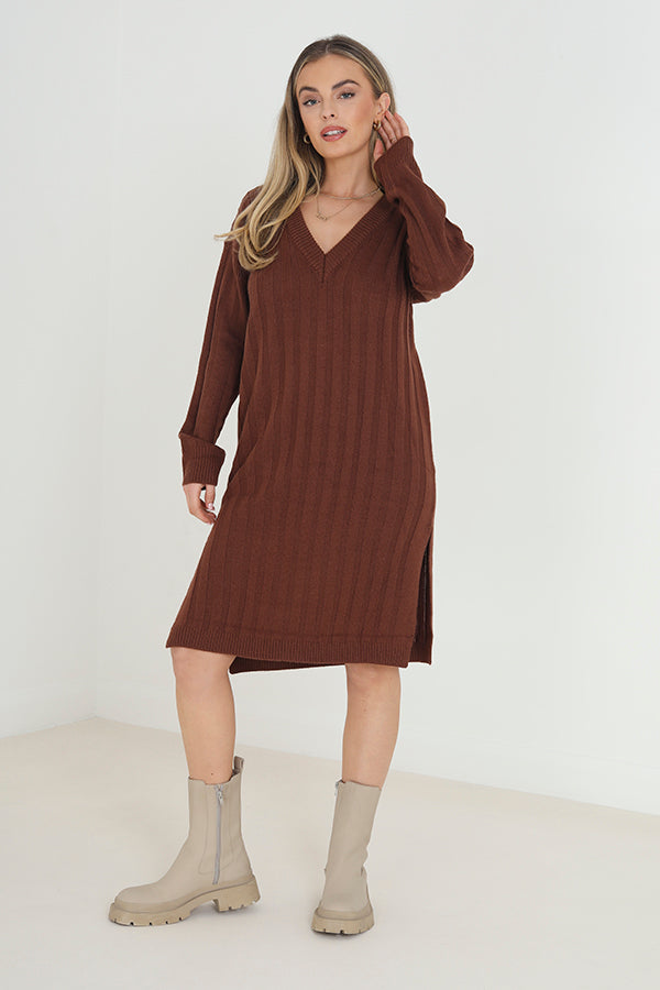 Oversized Rib Dress