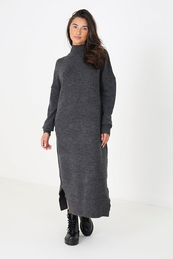 Turtle Neck Longline Dress