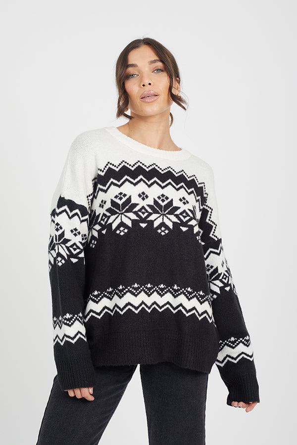 Ladies Brave Soul Black Knitwear