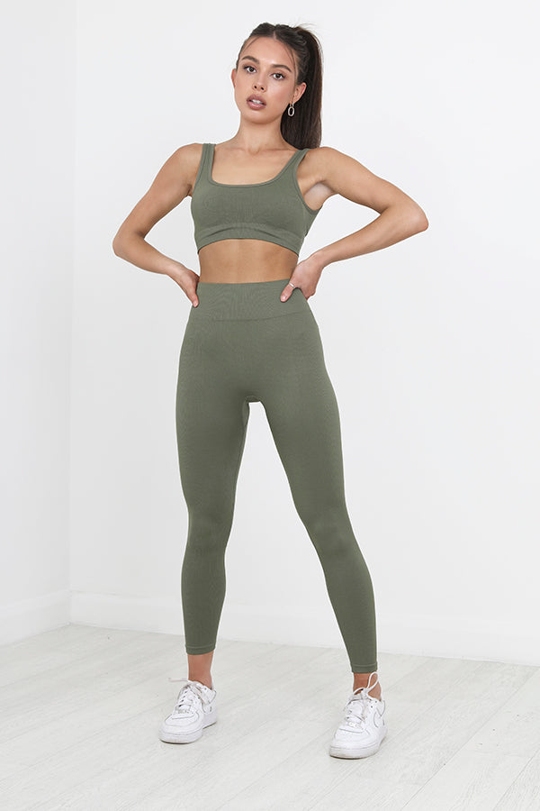 Seamless Ribbed Leggings