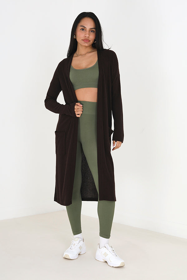 Ladies Brave Soul Brown Pyjamas