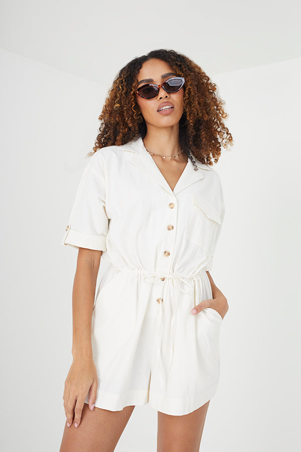 Linen Based Playsuit
