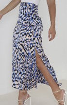 Brave Soul Kelly Satin Midi Skirt