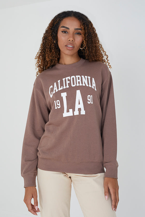 Califonia' Print Sweat-Shirt