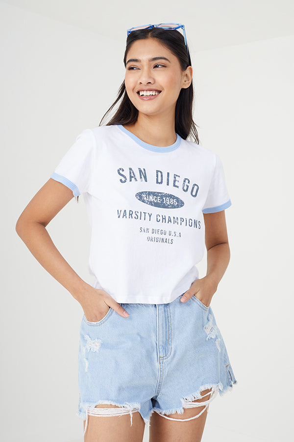 'San Diego' Baby Tee