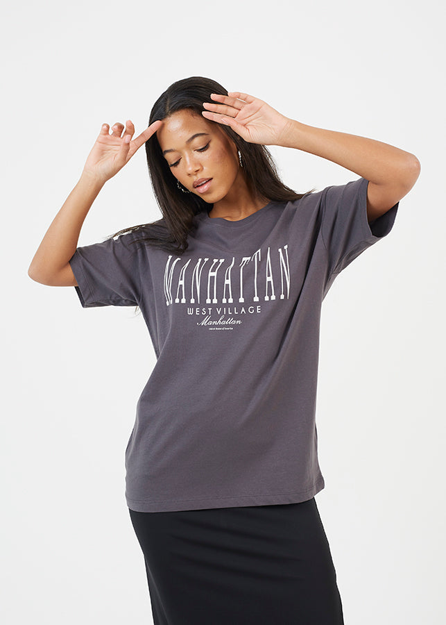 Ladies Brave Soul Asphalt, Gardenia T-Shirt