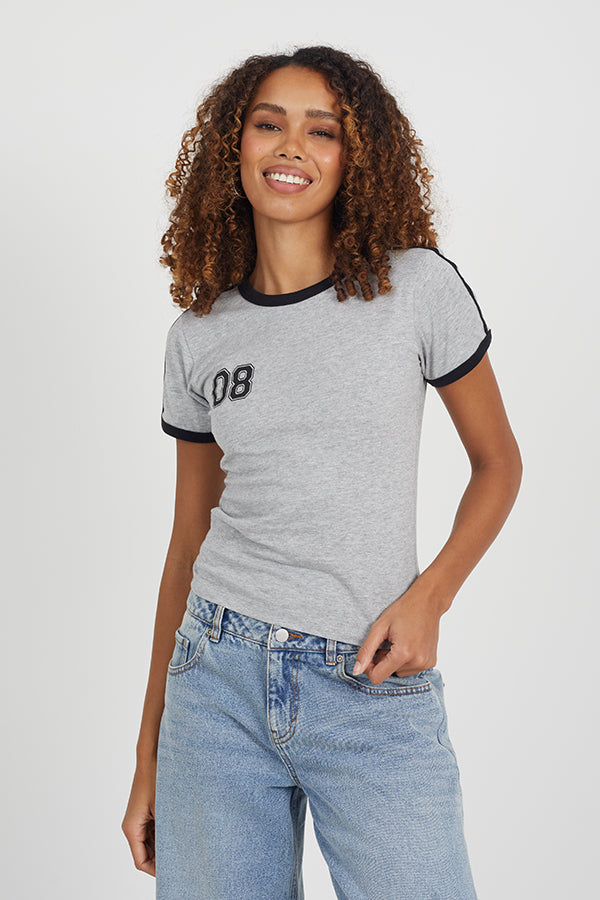 Baseball "08" Tee