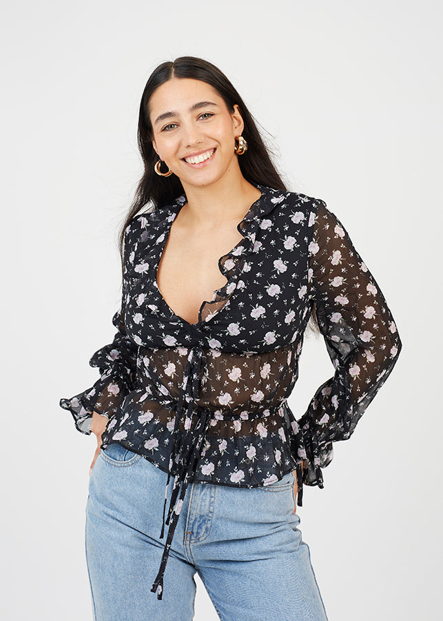 Ladies Brave Soul Black Woven