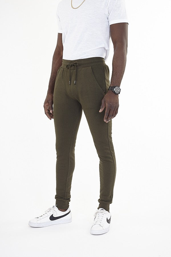 Khaki Skinny Jogging Bottoms