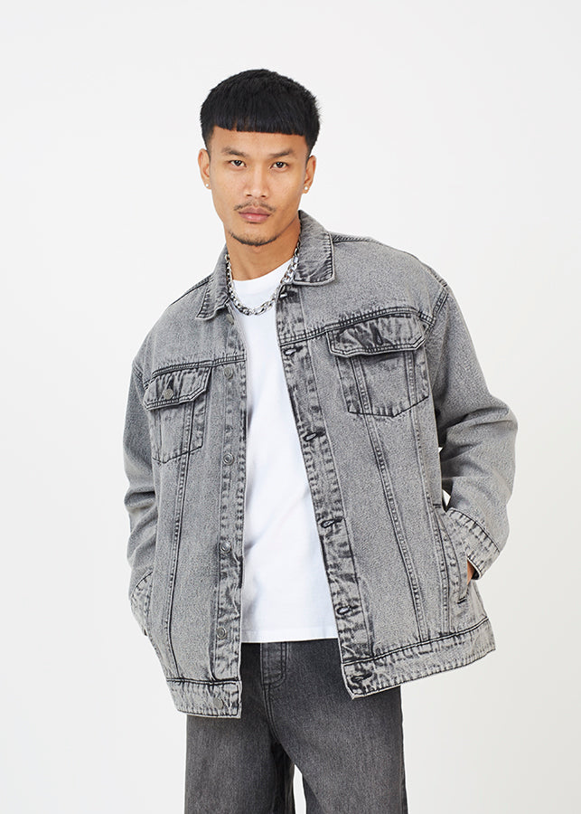 Mens Brave Soul Grey Jacket