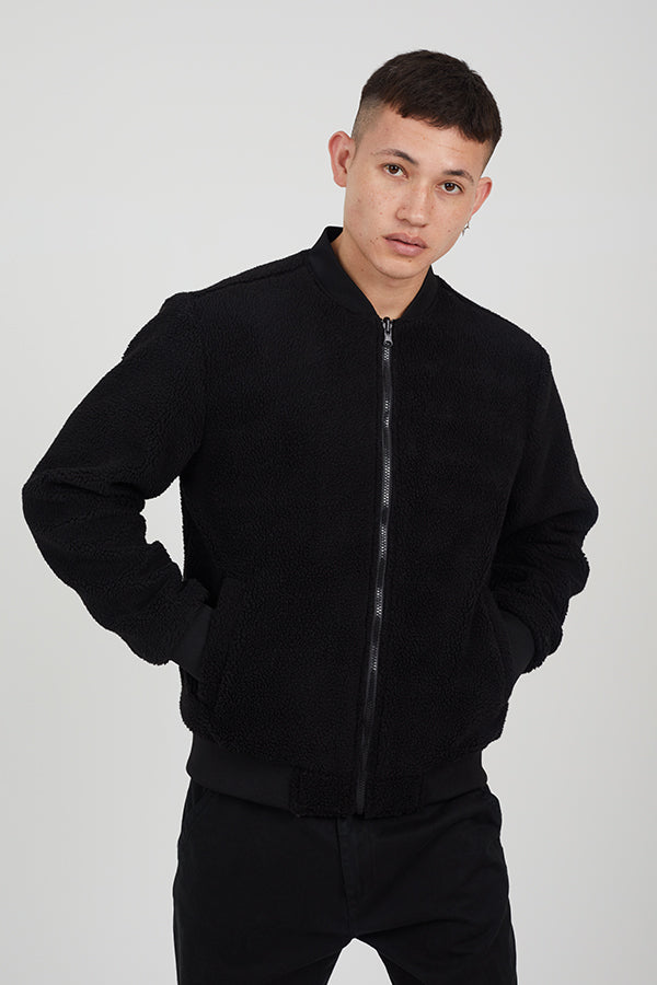 Mens Brave Soul Black Jacket
