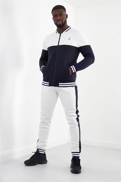 Varsity Baseball Style Tracksuit Set