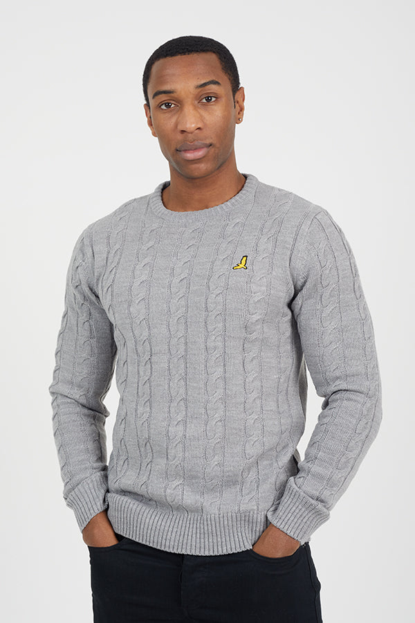 Mens Brave Soul White Knitwear