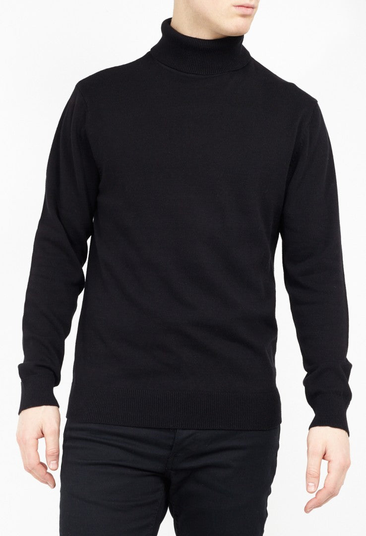 Long Sleeve Polo Neck Jumper