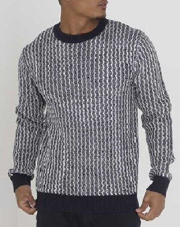 1X1 Ribbed Crew Neck