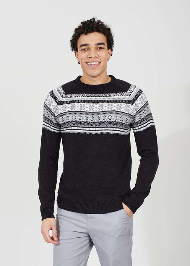 Mens Brave Soul Black Knitwear