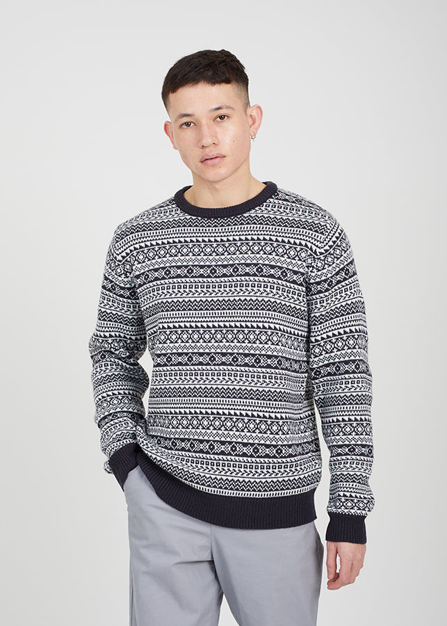 Mens Brave Soul Navy Knitwear