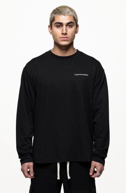 Oversized Long Sleeved Tee Common Blue Graphic