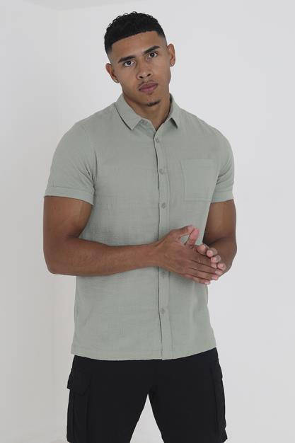 Rolled Short Sleeved Shirt