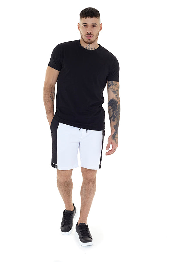 Contrast Colour Panel Drawcord Detail Shorts