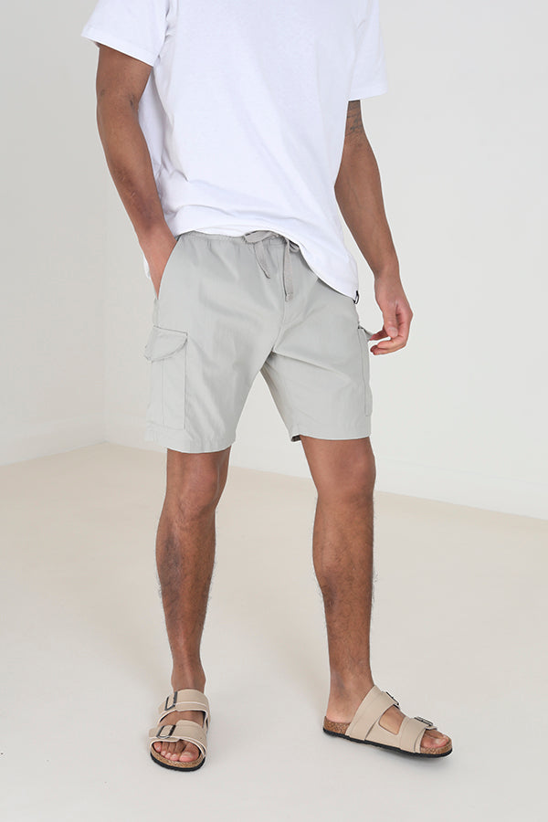 Taslan Cargo Shorts Elasticated Waist