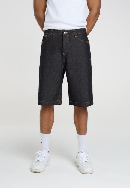 Denim Shorts Back Pocket Embroidery