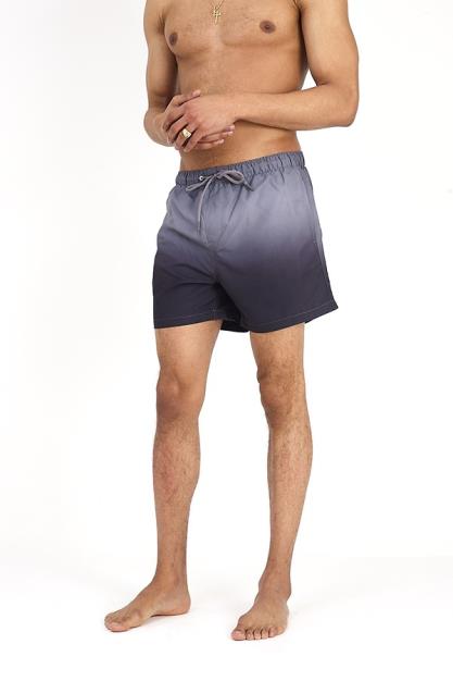 Dip Dye Printed Swim Shorts Elasticated Waist