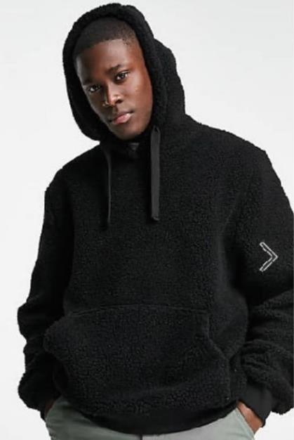 Overhead Hooded Jumper Kangaroo Pocket