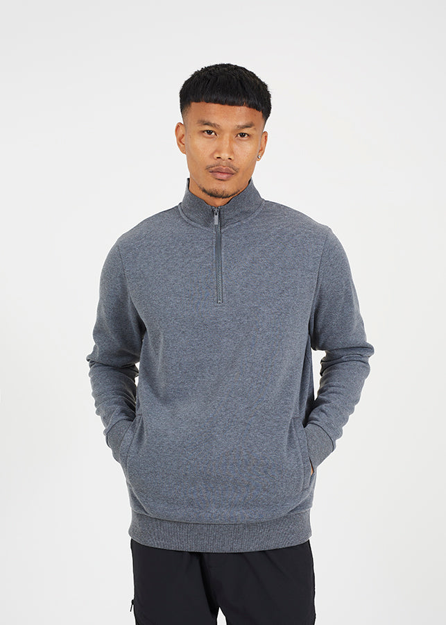 Mens Brave Soul Charcoal Sweatshirt