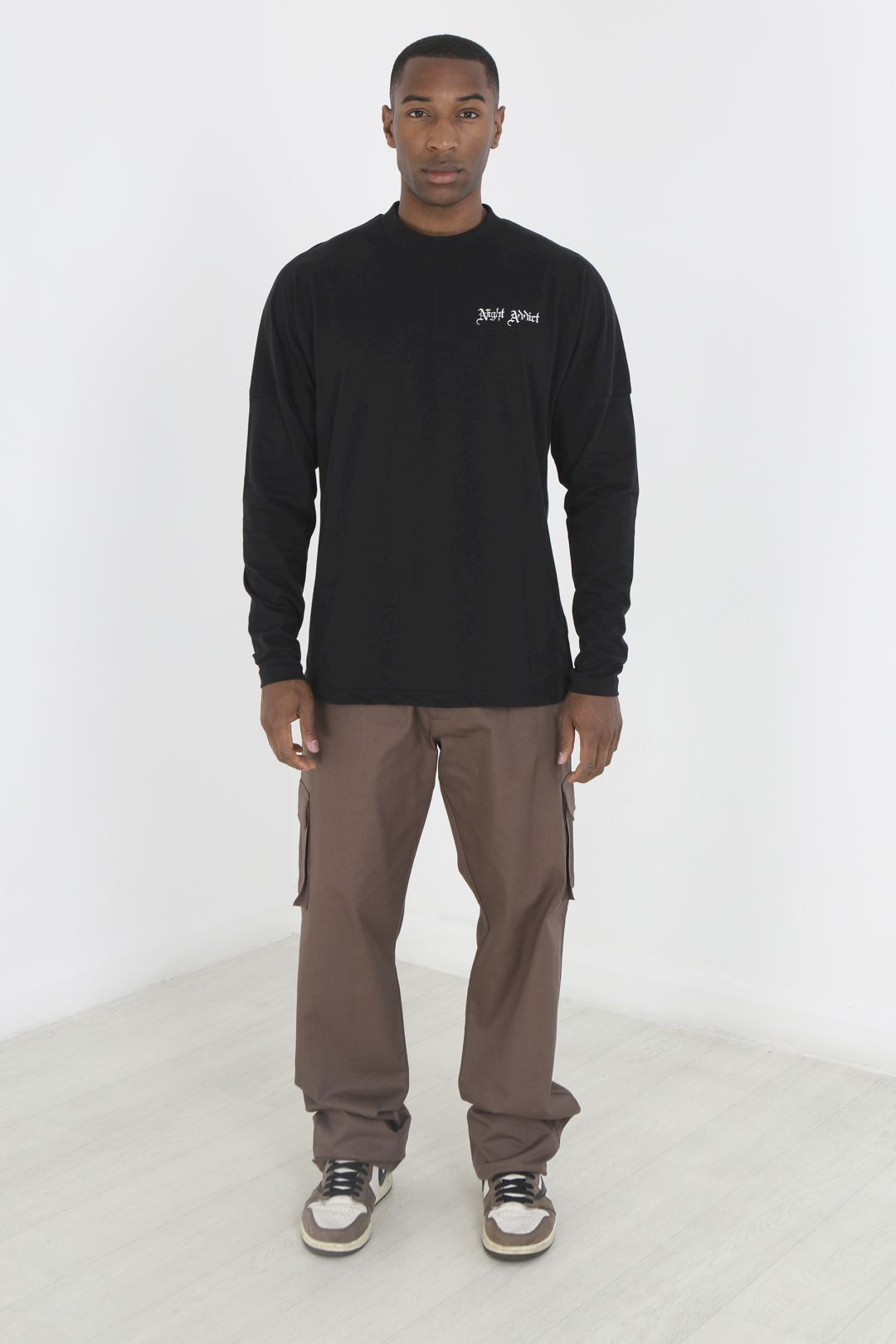 Cotton Twill Cargo Trousers