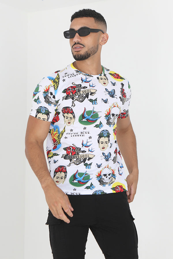 Crew Neck Short Sleeve T-Shirt