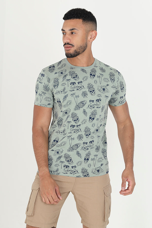 Crew Neck Short Sleeve T-Shirt