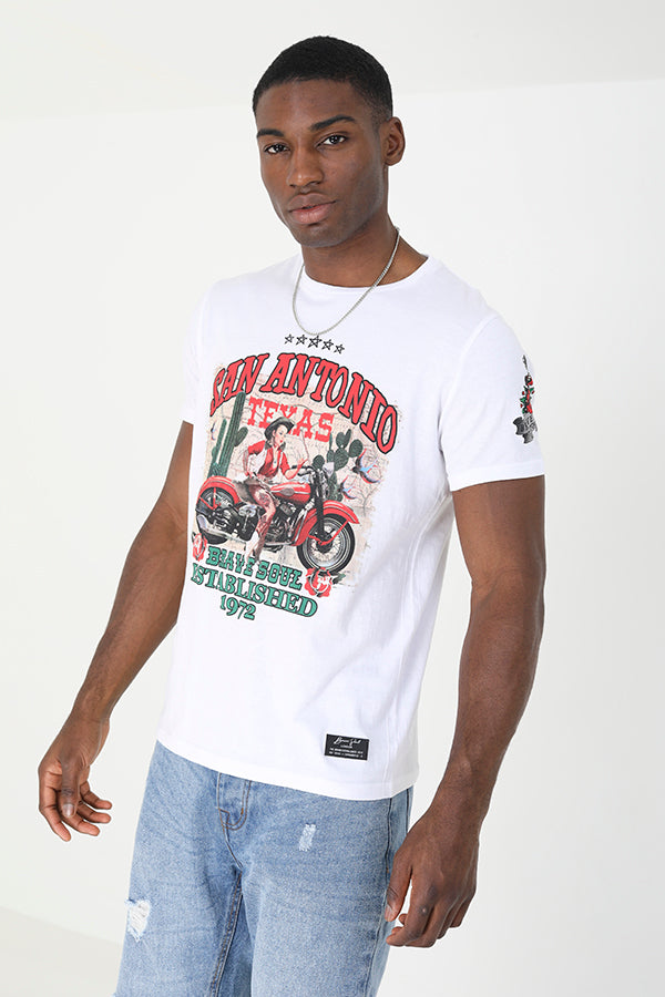 Crew Neck Short Sleeve T-Shirt