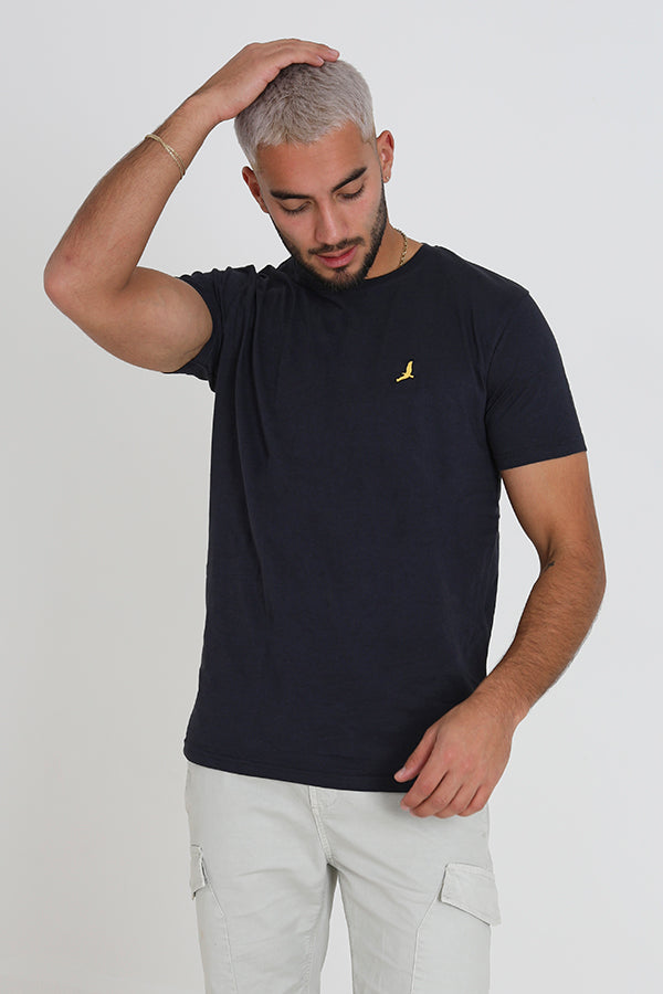 5 Pack Neutral Colours Crew Neck Tee Shirts