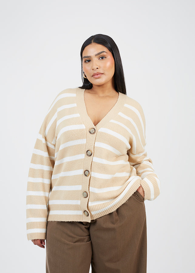 Ladies Brave Soul Biscuit Cardigan